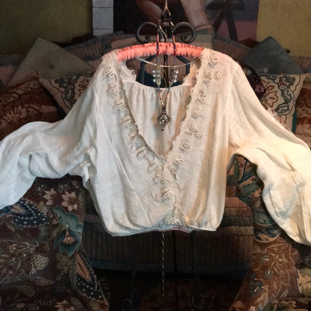 Free people boho blouse. Sz M